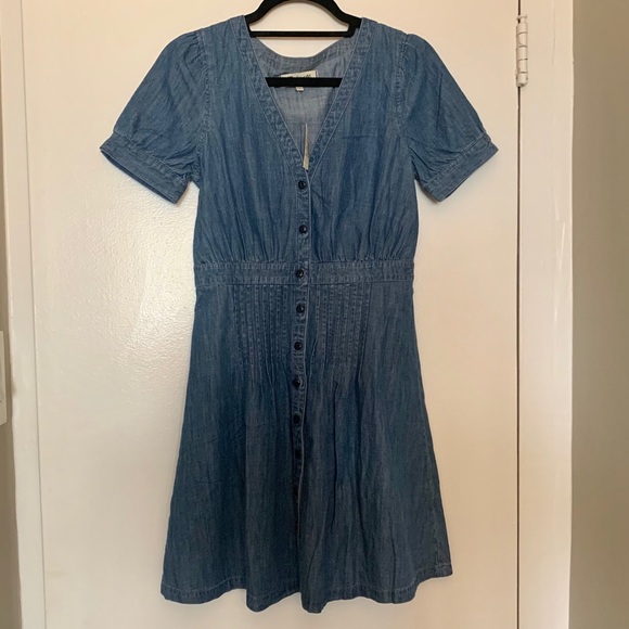 Madewell Denim Daylily Dress- size 2 - Picture 4 of 8